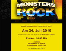 Tablet Screenshot of monstersofrock-uelsen.de